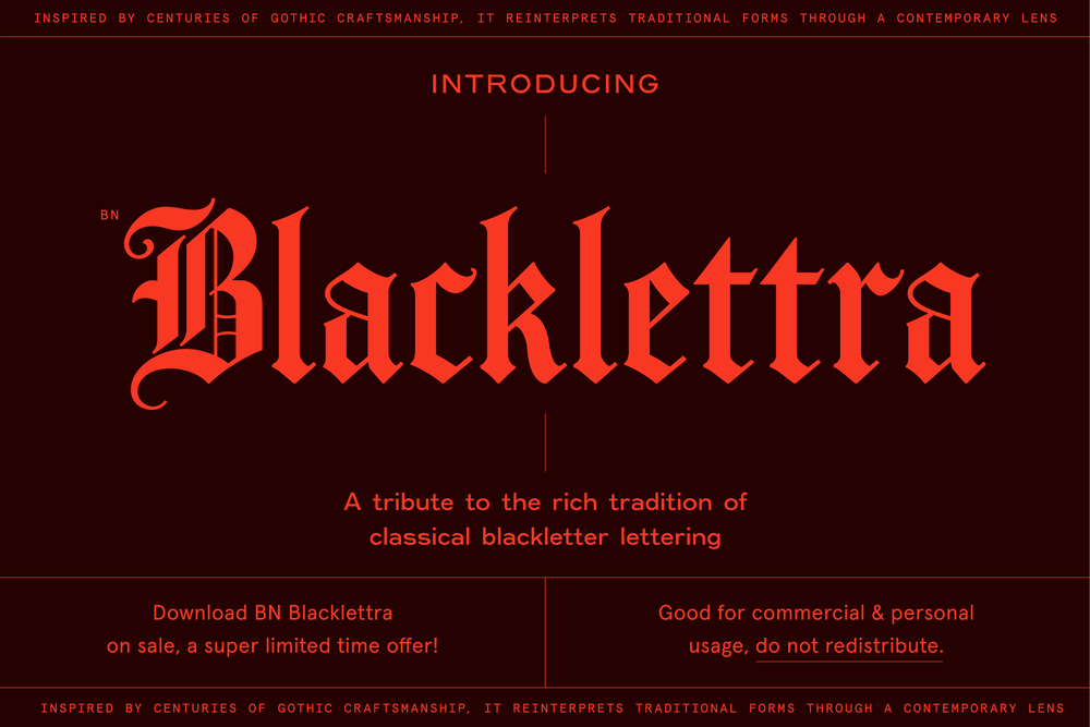 BN Blacklettra | BN Type Foundry